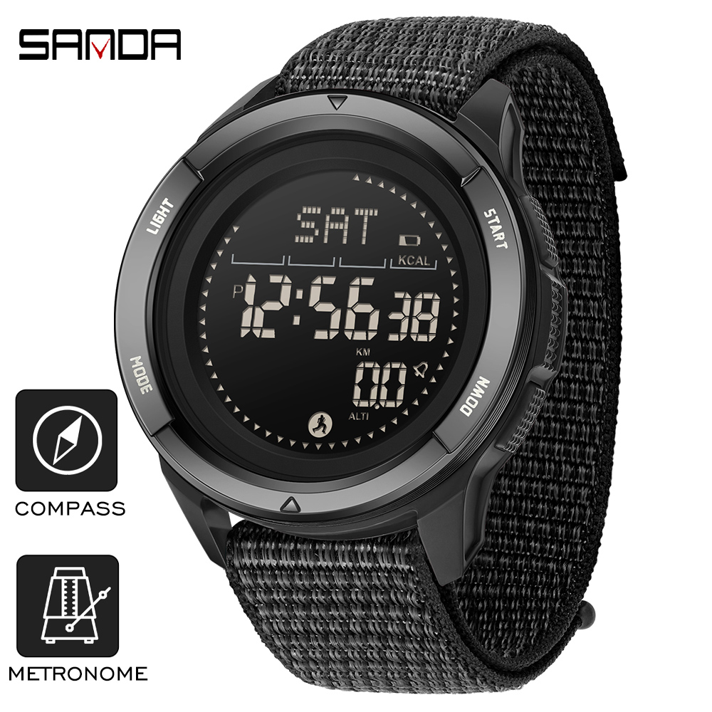 Compass Lensatic - Брендовые электронные часы SANDA, мужские спортивные