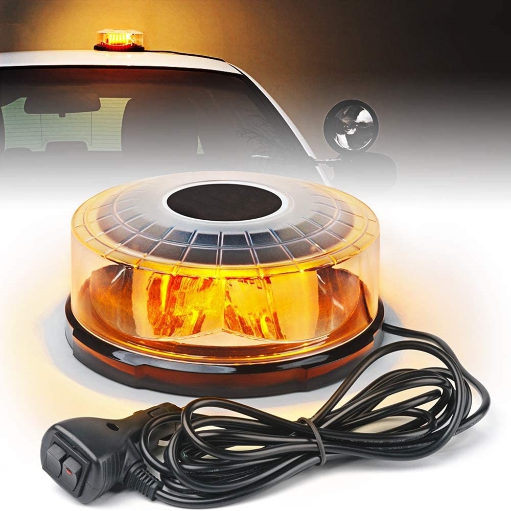 Sos Light Strobe - Желтый 24-светодиодный магнитный проблесковый маячок на