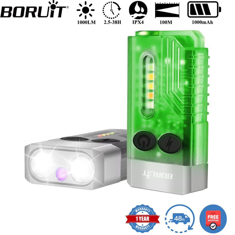Fishing Kit Compact - Брелок BORUiT V10, УФ-светодиодный флуоресцентный фонарик