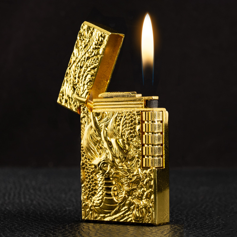 Fire Starting Kit - Газовая зажигалка Dragon, шлифовальная струйная газовая