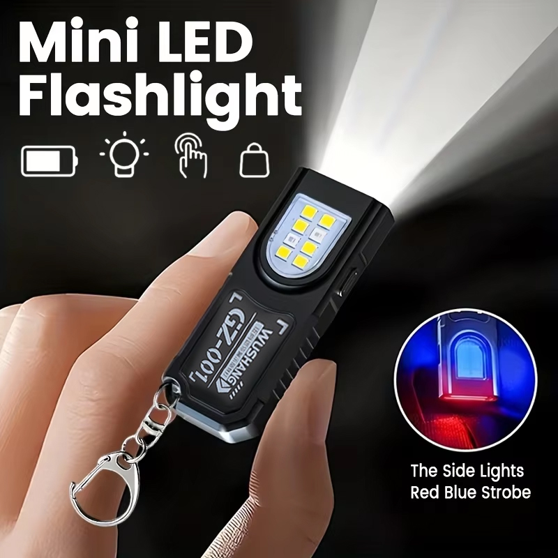 Fishing Kit Compact - Многофункциональный брелок-фонарик USB перезаряжаемый мини-фонарик с