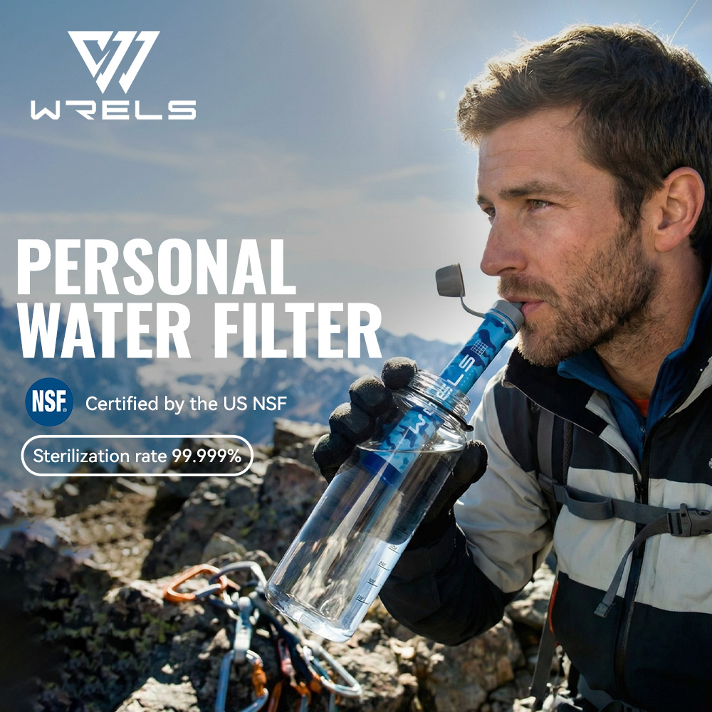 Water Purification Straw - Портативный набор фильтров для воды WRELS