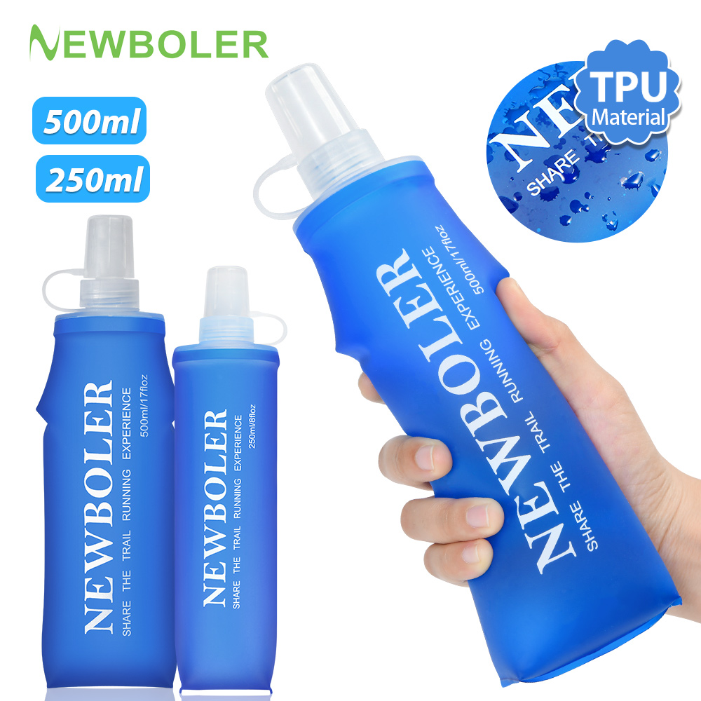 Water Bag Collapsible - NEWBOLER 250 мл/500 мл складная силиконовая