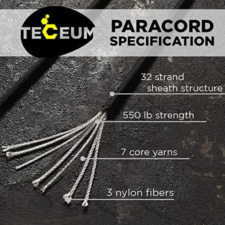 Паракорд 5/32 дюйма, 1000 футо – обзор и цена Para Cord 1000Ft