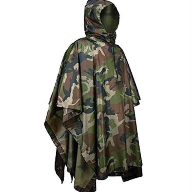 Тактический дождевик из ПВХ/ПУ – обзор и цена Emergency Poncho Rain