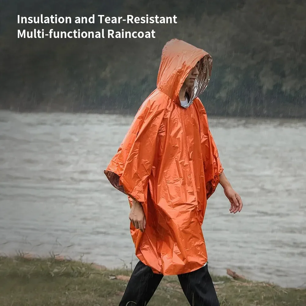 Аварийный плащ-пончо, водонепр – обзор и цена Emergency Poncho Rain
