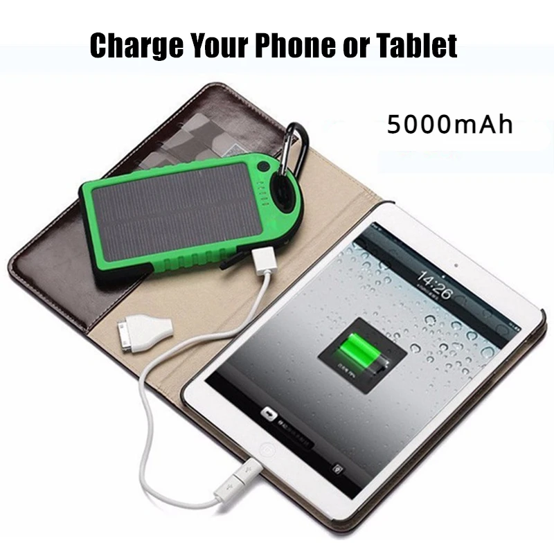 Новый портативный внешний акку – обзор и цена Solar Emergency Charger