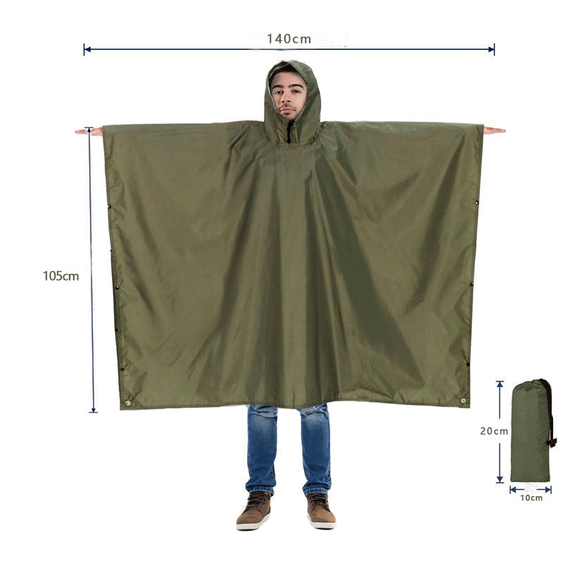 Сверхмощное пончо от дождя для – обзор и цена Emergency Poncho Rain