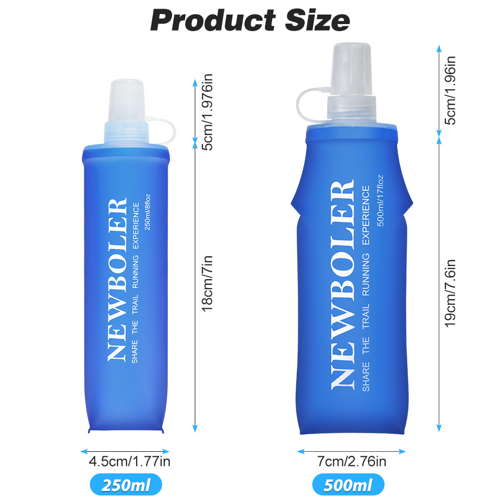 NEWBOLER 150 мл 250 мл 500 мл  – обзор и цена Water Bag Collapsible