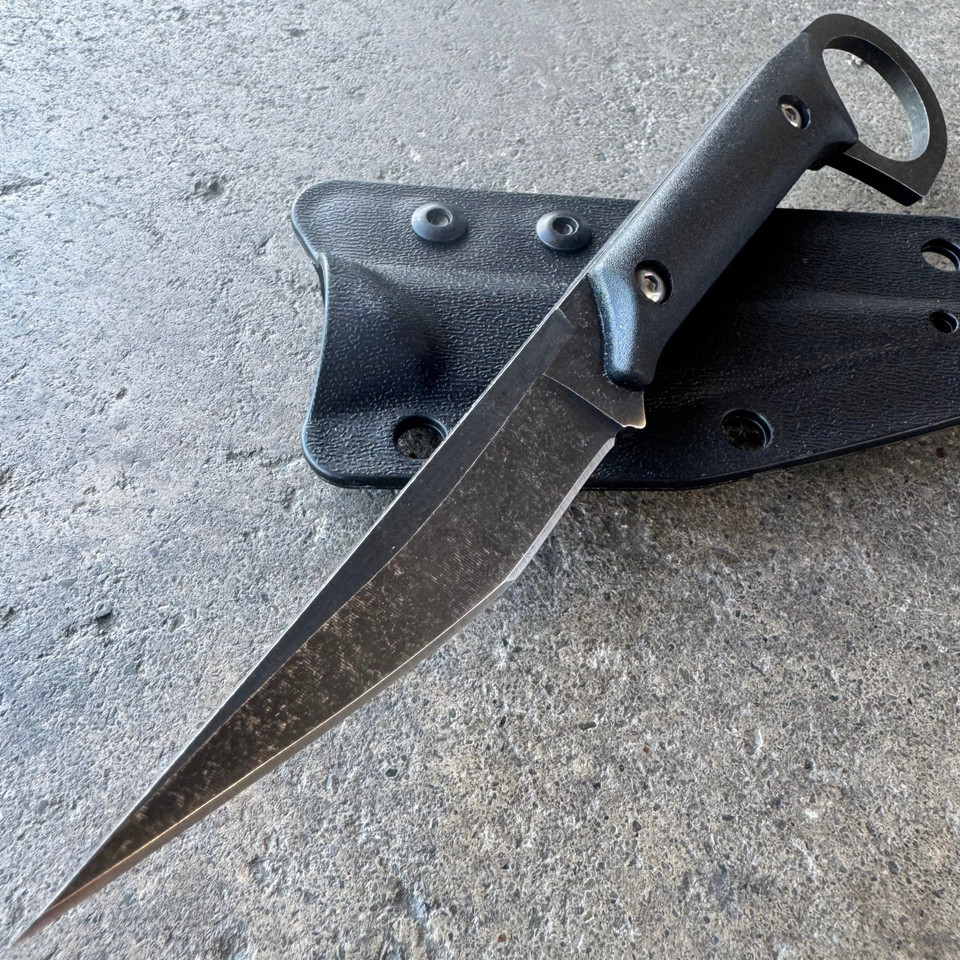 Черный нож с фиксированным кли – обзор и цена Bushcraft Knife Fixed