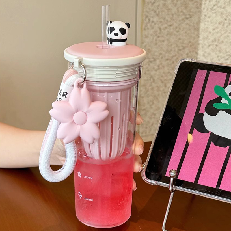 650 мл кавайная бутылка для во – обзор и цена Water Purification Straw