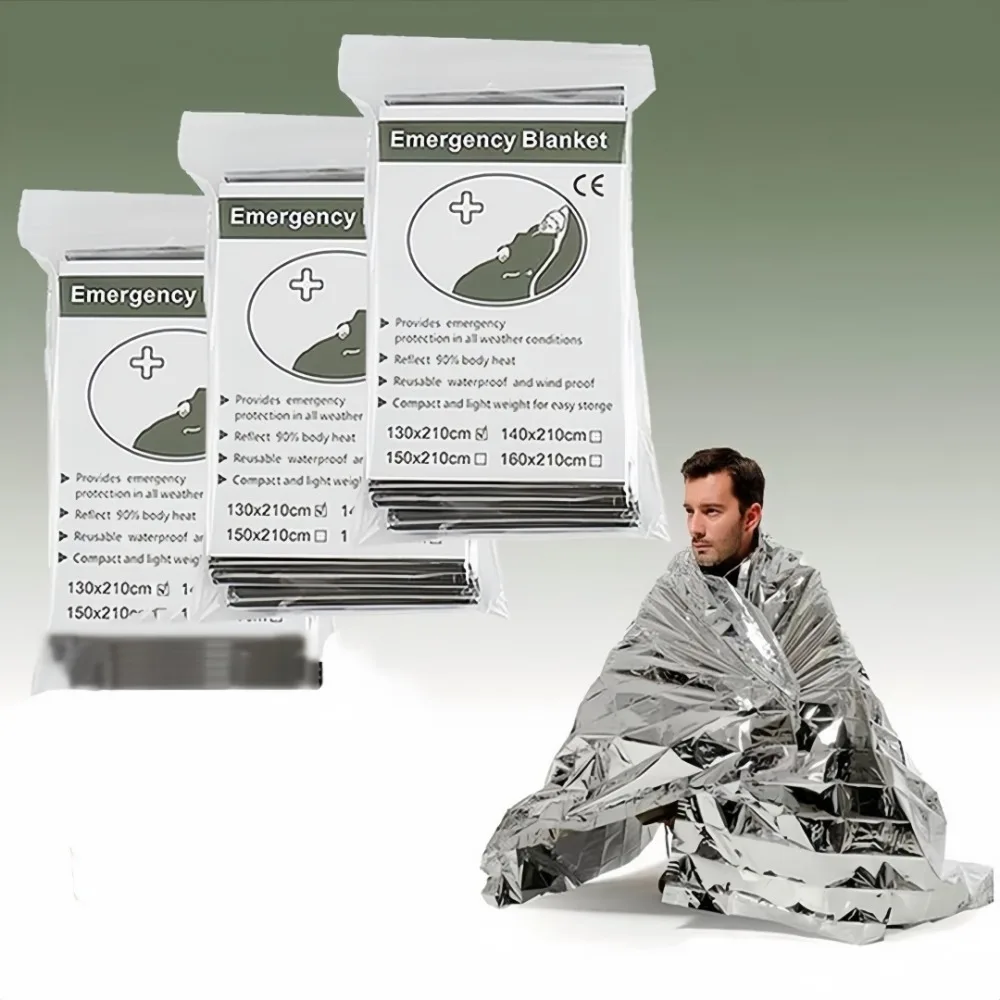 Термоодеяло YITAPE для экстрен – обзор и цена Survival Blanket Reflective