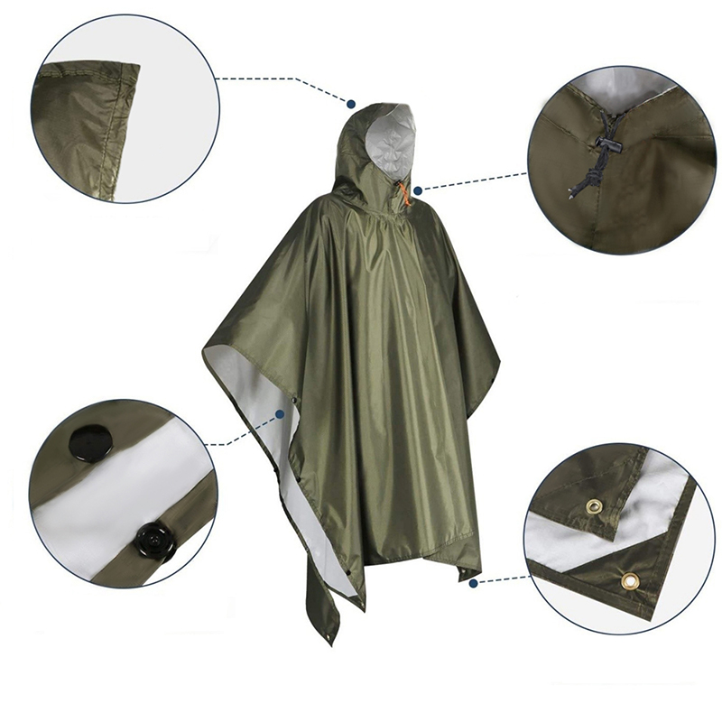 Сверхпрочный Дождевик-пончо дл – обзор и цена Emergency Poncho Rain