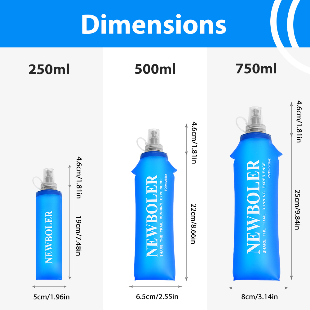 750 мл бутылка для воды из ТПУ – обзор и цена Water Bag Collapsible